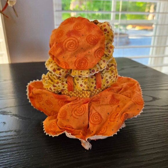 Marie Osmond Porcelain doll Rag A Muffin Pumpkin Spice , 8 inches 2006 #3501 - Picture 3 of 6